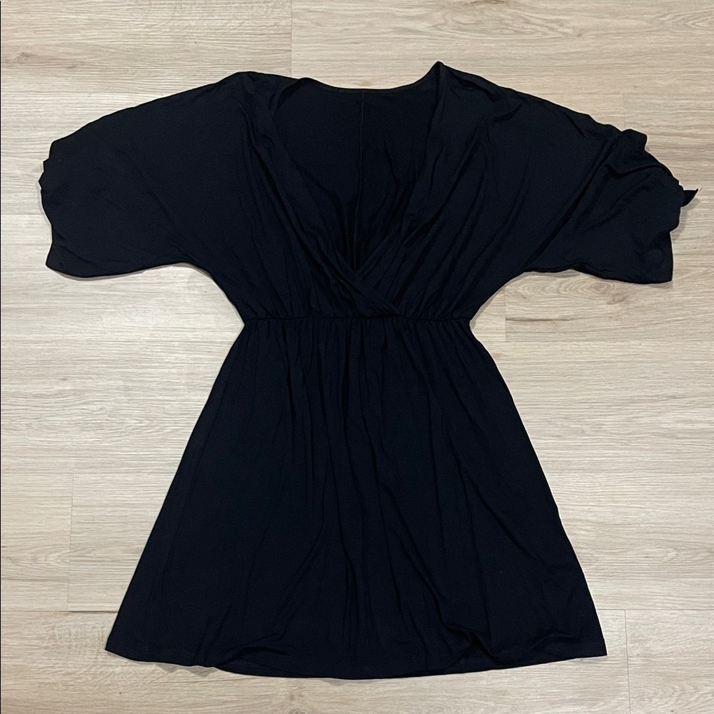 Elegant Black Top with Bow Accent